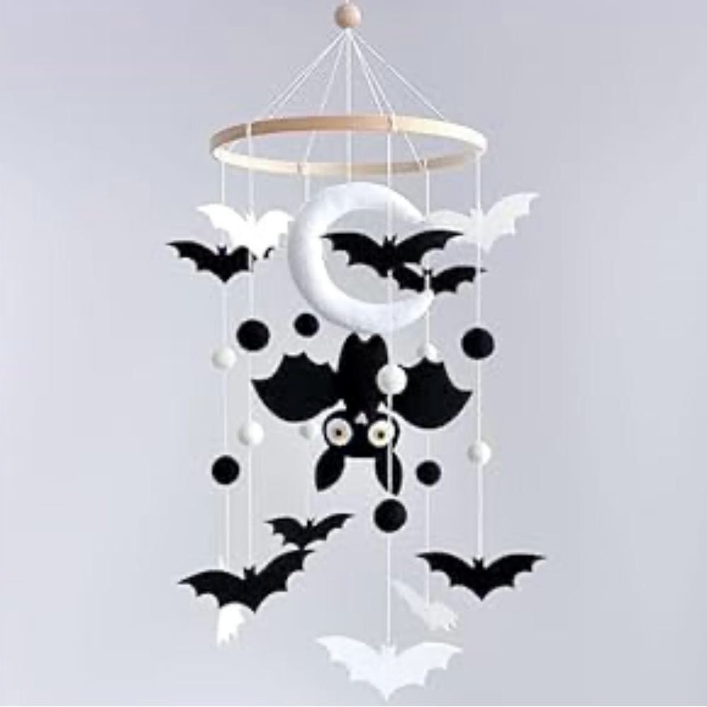 Black and White Bat Mobile. Brand New Baby Mobile.